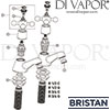 Bristan Regency Bath Taps Gold Spares